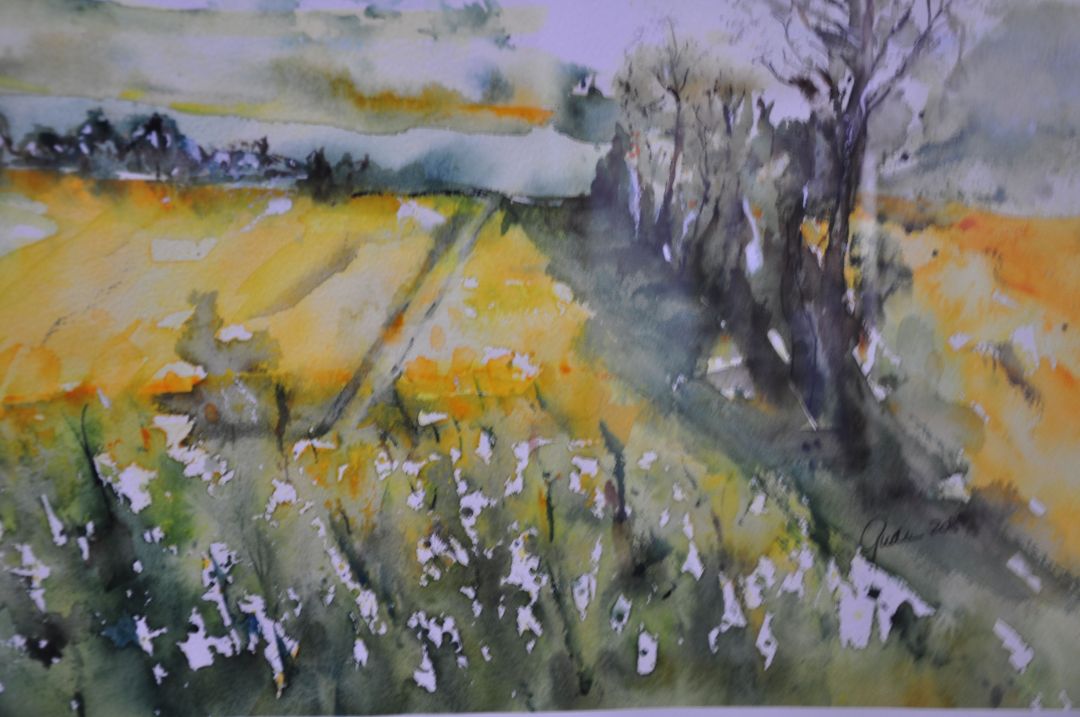 Landschaft im Aquarellstil